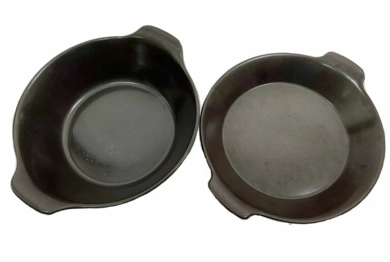 Read more about the article Arabia Finland LIEKKI Lot of 2 Pans Flameware Oven Proof Brown Ulla Procope MCM