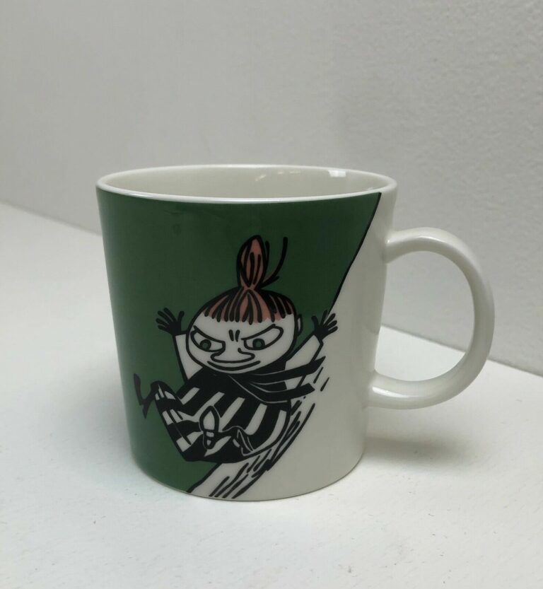 Read more about the article Arabia Finland Little My Sliding Moomin Mug Cup Teema Kajfranck Moomintroll