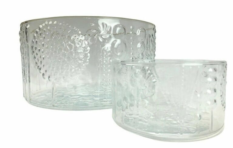 Read more about the article Iittala Arabia Finland FLORA Oiva Toikka Salad Serving Bowl Set Of 2 Big and Med