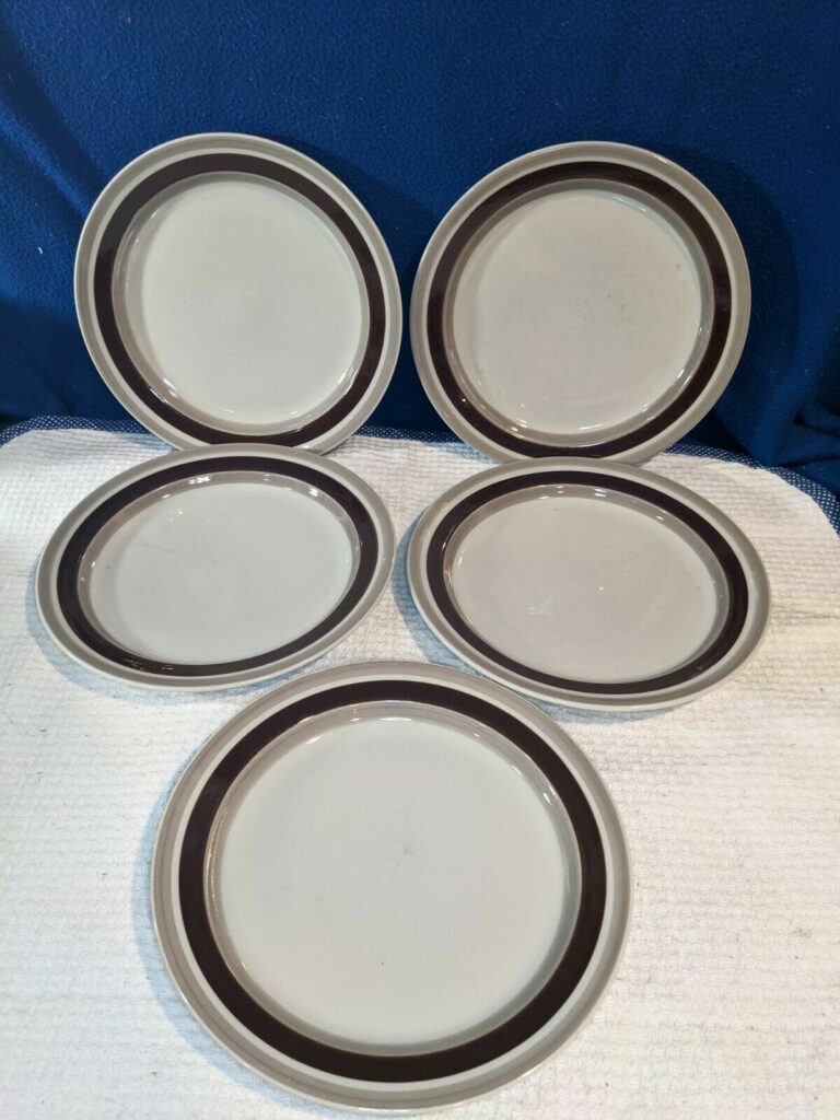 Read more about the article ARABIA FINLAND~Pirtti~Dinner Plates~Set of 5~NICE!