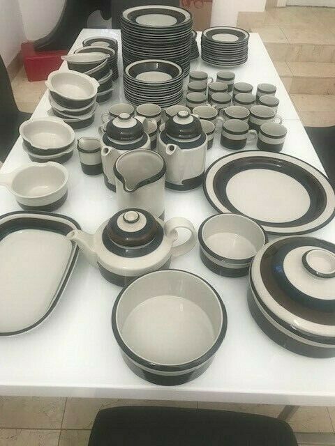 Read more about the article 116 PIECE DINNERWARE SET ARABIA KAIRA FINLAND