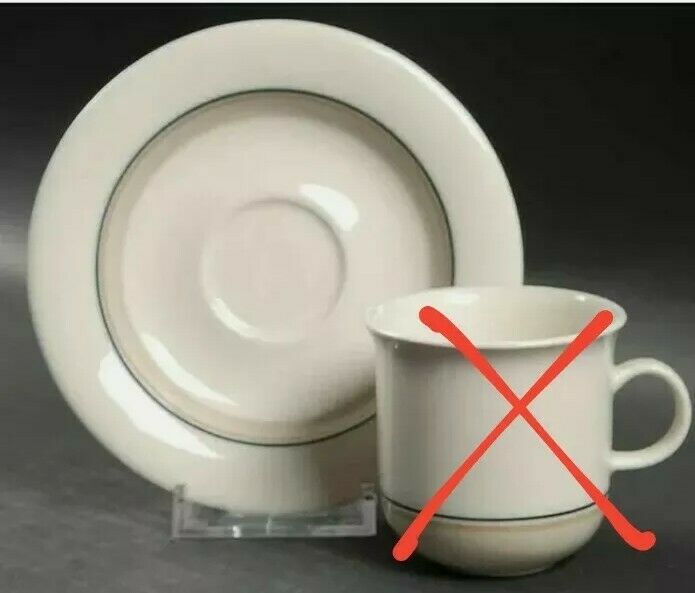 Read more about the article Arabia Finland Seita Arctica 6″ SAUCER ONLY_Made in Finland. Replacement