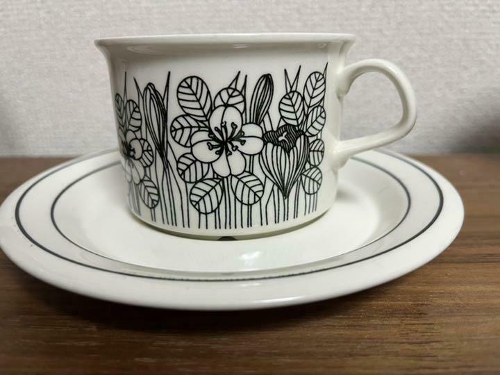 Read more about the article Vintage Arabia Finland Krokus Tea Cup and Sausers