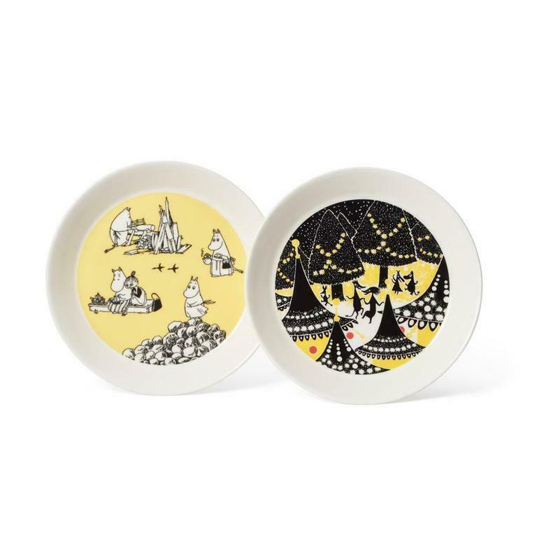 Read more about the article Moomin Collectors Plates Yellow and Hurray Arabia Finland 2019 *New