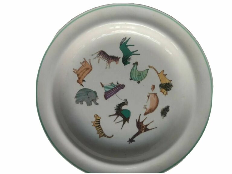 Read more about the article Arabia Finland Porcelain Plate Zoo Animal Parade Kid MCM Anja Jurrikkala Replace