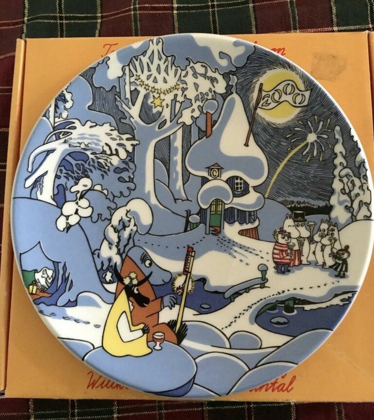 Read more about the article Rare Arabia Finland Moomin Valley 2000 Millennium Plate In Original Box