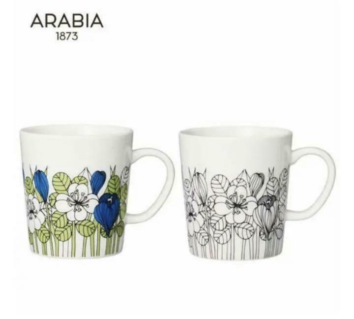 Read more about the article Arabia Krokus Arabian Crocus Mug 2-Color Set