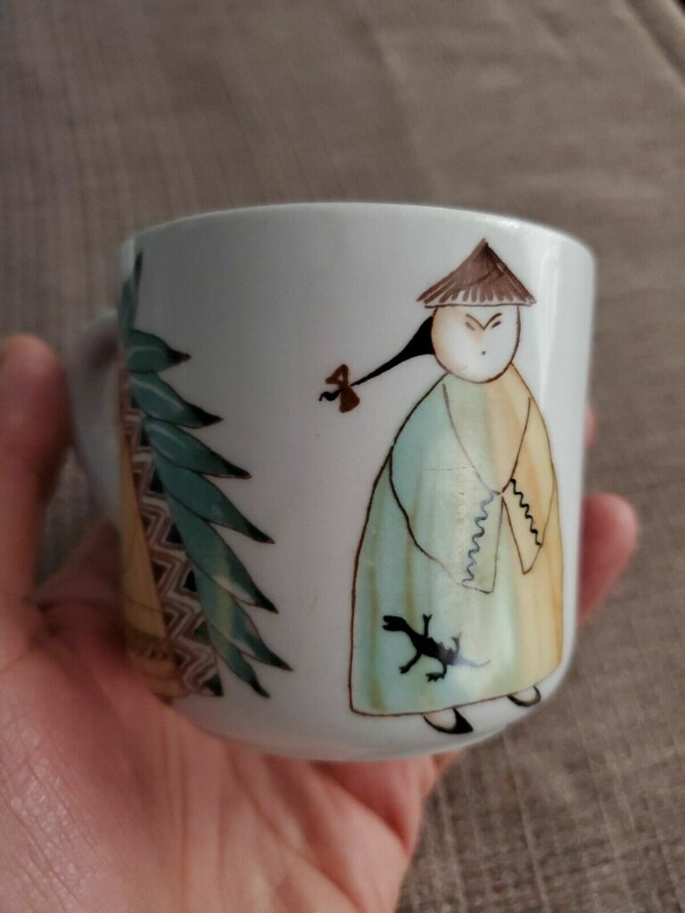Read more about the article ARABIA Finland PEOPLE PARADE Children’s Mug Cup Mid Century Modern