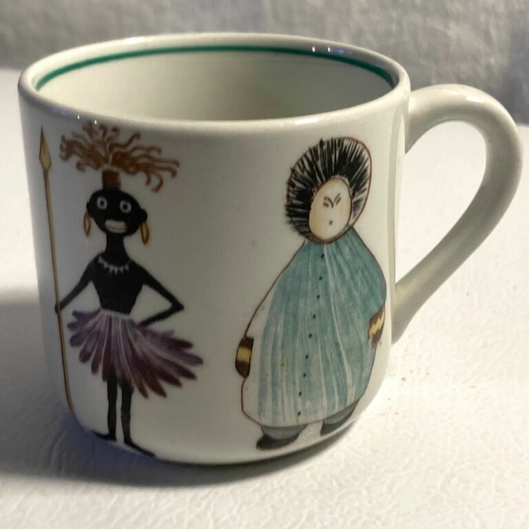 Read more about the article Vintage ARABIA Finland – People Parade of the World – Children’s Cup Mug MCM
