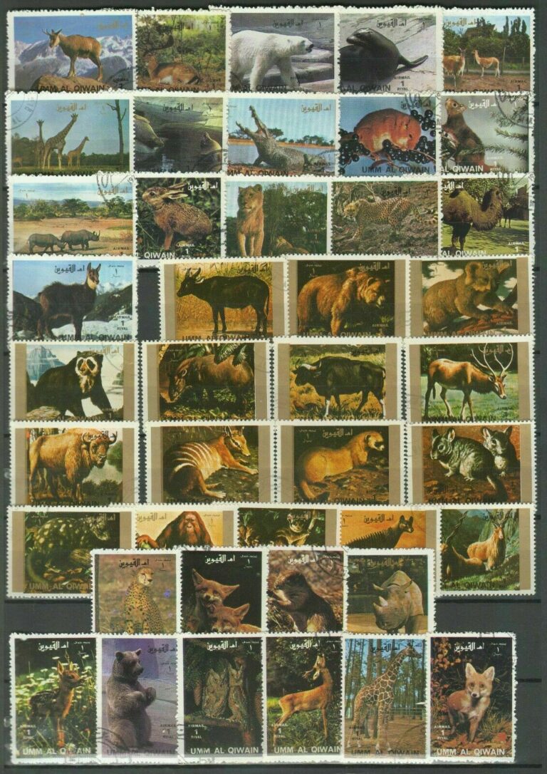 Read more about the article jman und Umm al Qiwain Fauna – Wild animals ☀ CTO/Used – Two scans