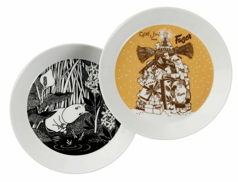 Read more about the article Moomin Collectors Plates Fazer and Moomintroll dreaming Arabia Finland 2014 *New