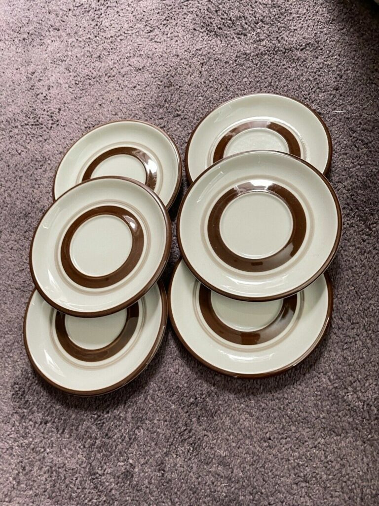 Read more about the article Arabia Finland “PIRTTI ” 6 Pieces Small Plates Excellent Condition Rare
