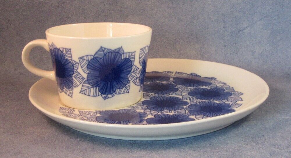 Read more about the article ARABIA OF FINLAND  Malva Vintage  Coffee cup and Saucer  TV Set  Excellent