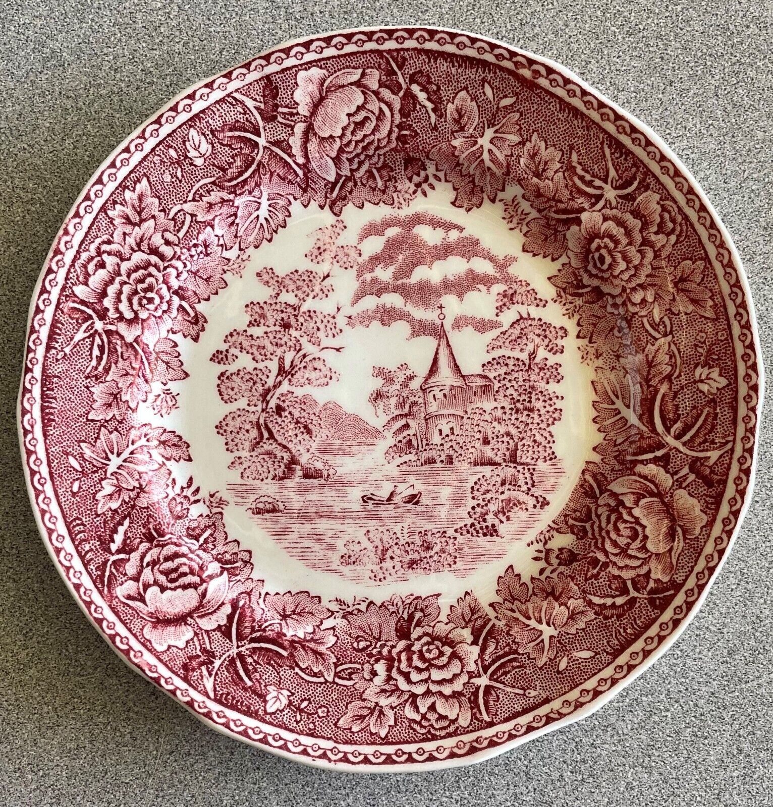 Read more about the article Arabia of Finland – Landscape Red – Bread Plate – 6″