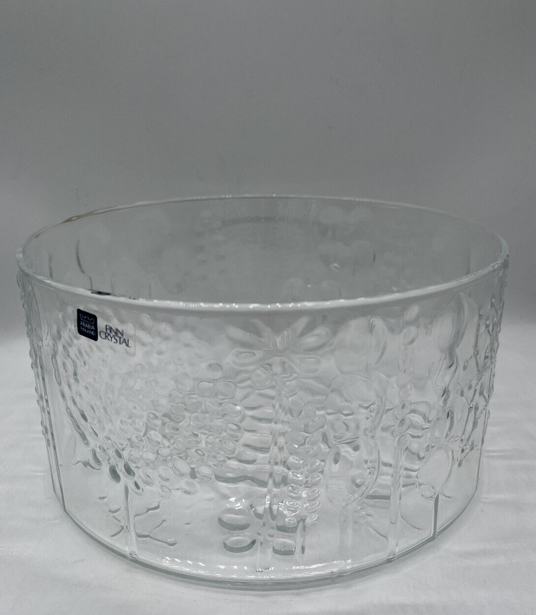 Read more about the article Oiva Toikka Flora Serving Bowl Nuutajarvi Arabia Finland 7.5” Finn Crystal