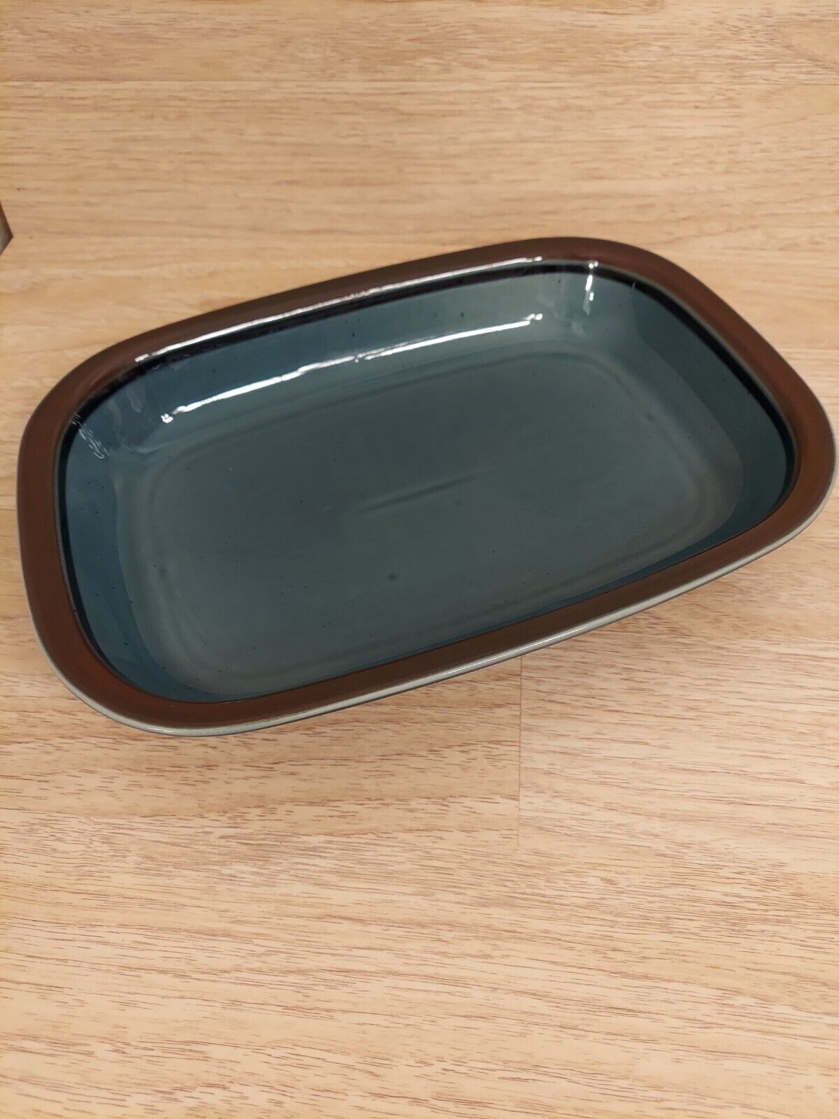 Read more about the article Arabia Finland Meri Blue Rectangular 14 Inch Casserole Baking Dish