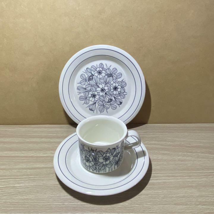 Read more about the article Arabia Finland Krokus Cup and Saucer Plate 3 set