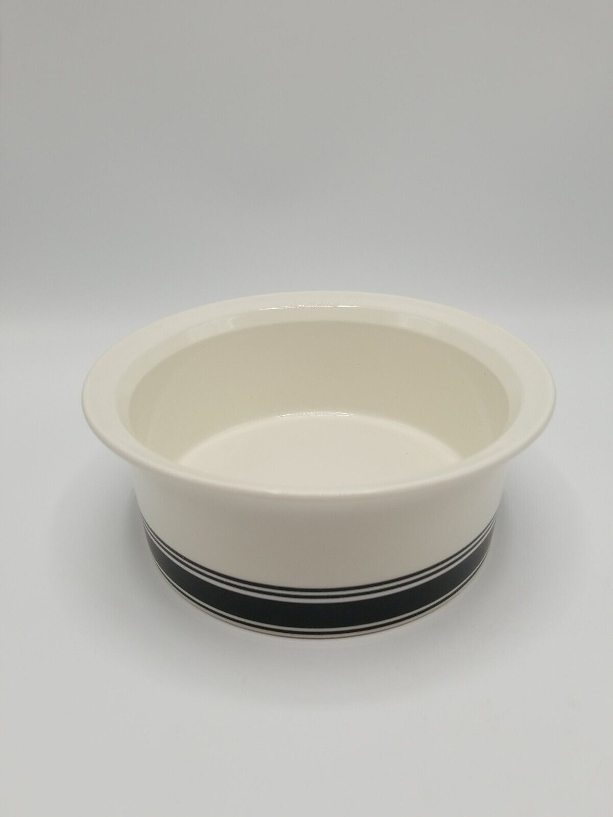 Read more about the article Arabia of Finland “Faenza Black” 7 1/4 Round Vegetable Bowl