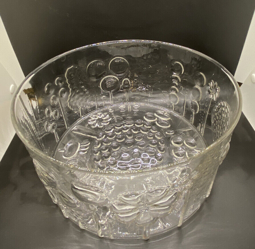 Read more about the article Mid-Century Modern Oiva Toikka Flora by IITTALA Glass Arabia Bowl 9.5″ ca. 1960s