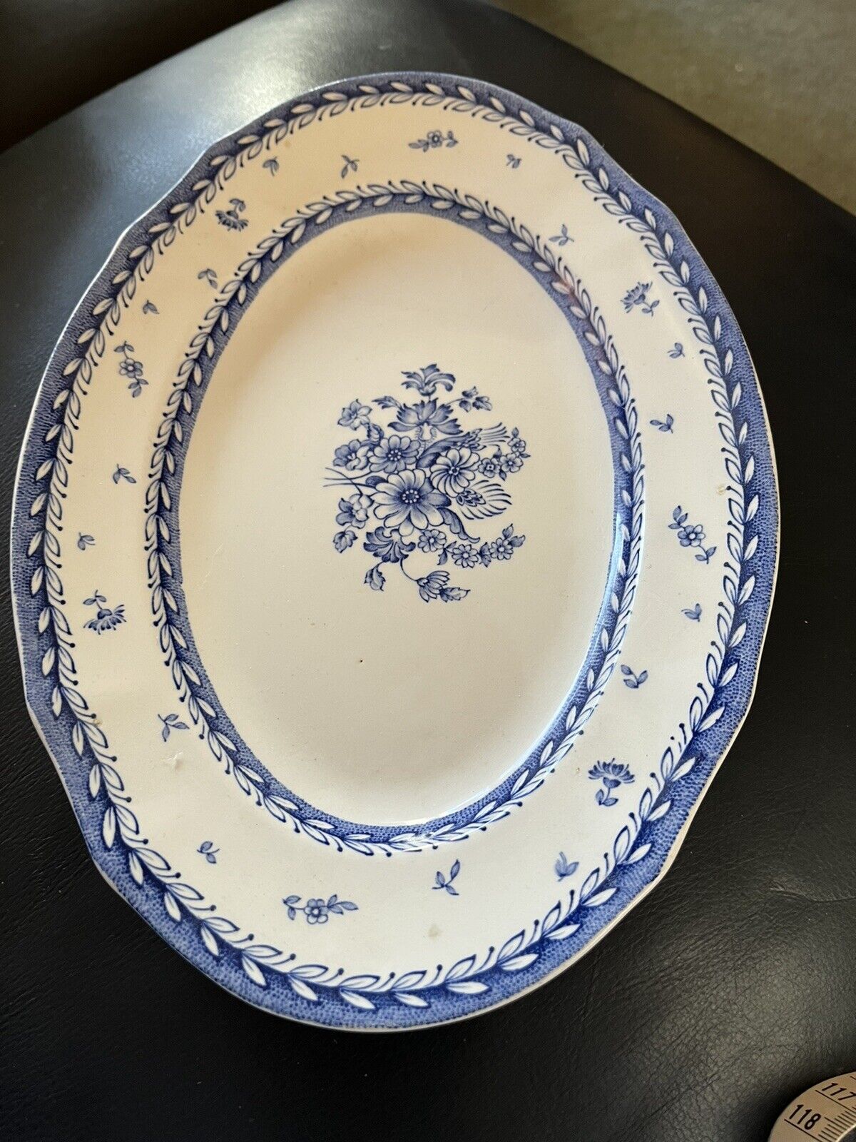 Read more about the article VINTAGE ARABIA Of Finland BLUE FINN FLOWER 11” SERVING PLATTER