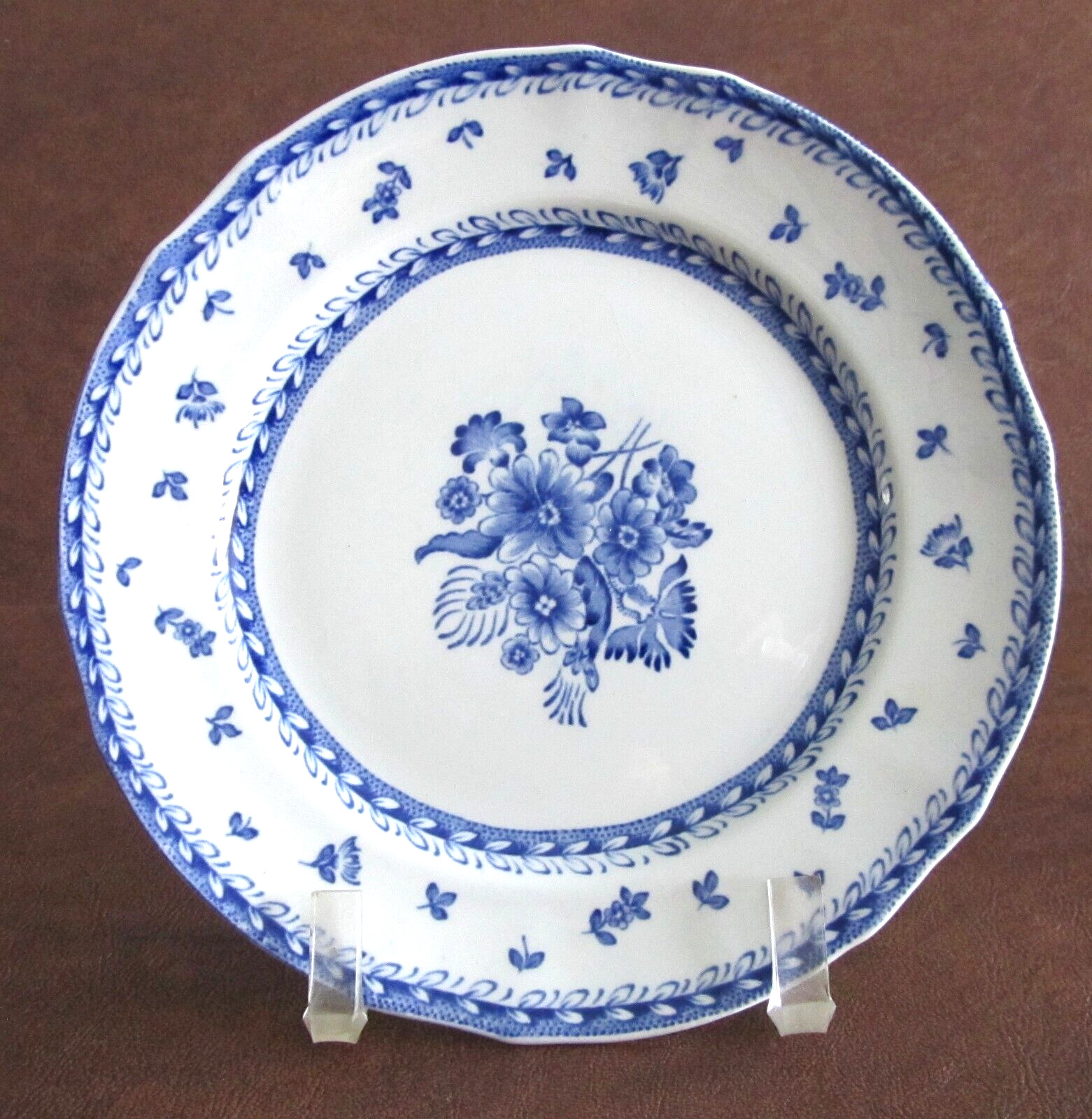 Read more about the article ARABIA OF FINLAND 7.75″ Salad Plate – Finn Flower Blue w/ White Background