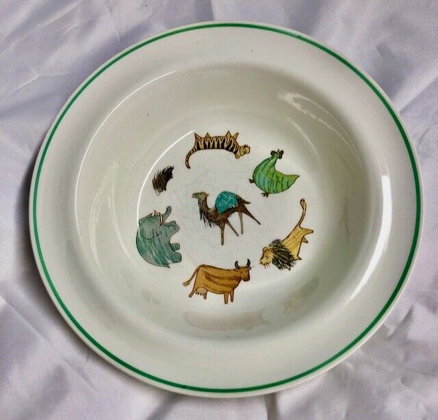 Read more about the article Arabia of Finland PARADE Animals Child’s Ceramic Bowl by ANJA JURRIKKA