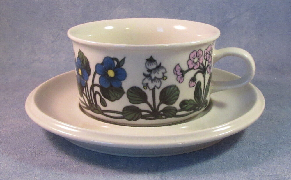 Read more about the article ARABIA OF FINLAND  Vintage  Flora Tea Cup and Saucer  Excellent Condition