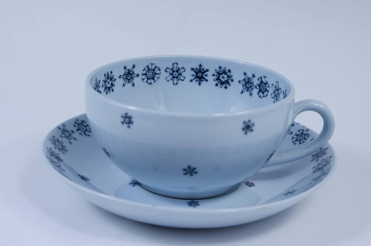 Read more about the article Arabia Snowflake Cup Saucer Raiya Usikkinen Raija Uosikkinen