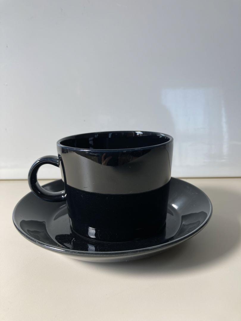 Read more about the article Discontinued Arabia Kilta Teema Black Cup Saucer