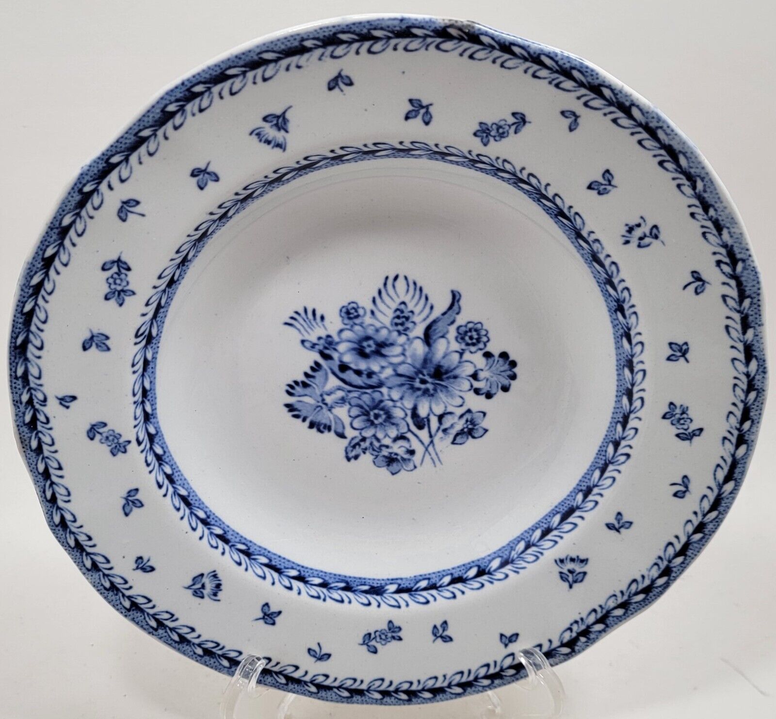 Read more about the article Arabia of Finland Finn Flower Finnflower Blue Rimmed Soup Bowl(s)