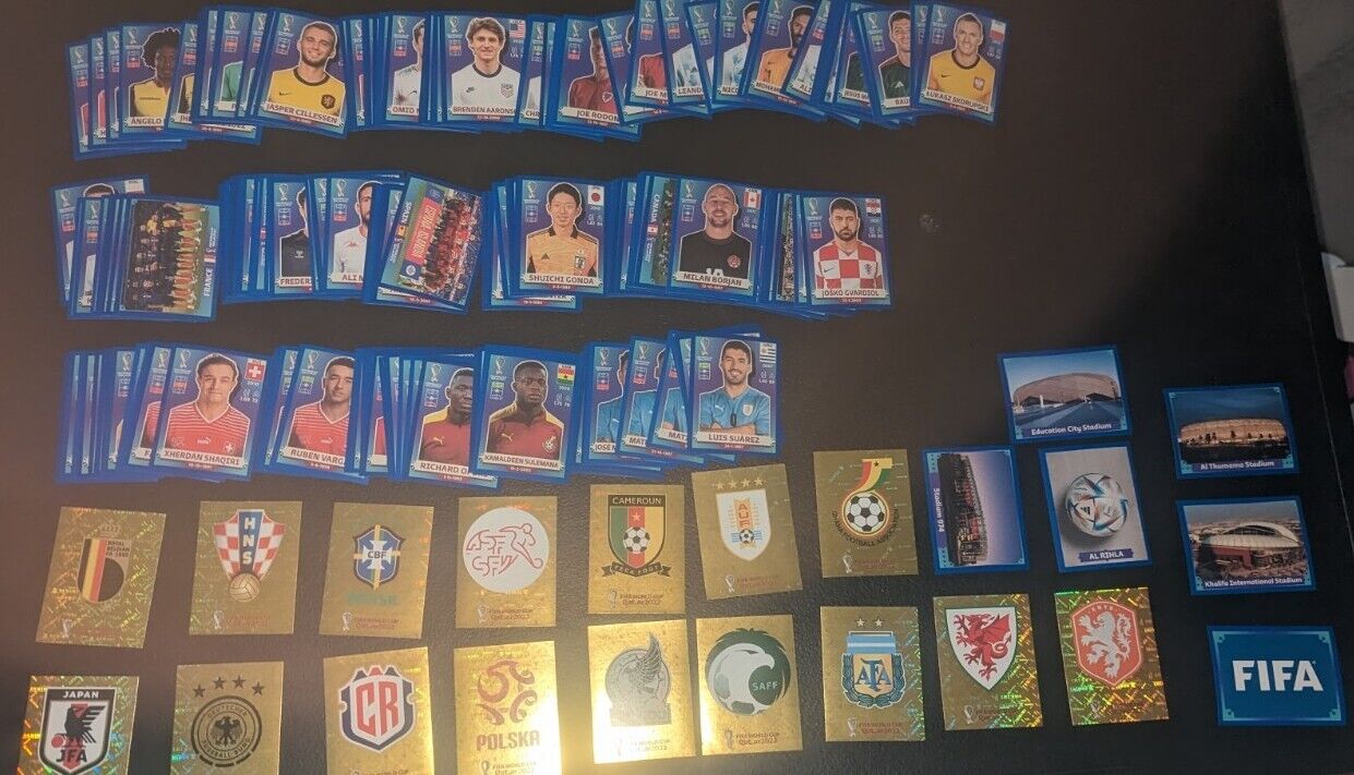 Read more about the article BLUE PARALLEL Panini FIFA World Cup Qatar 2022 Stickers *You Pick*(part 1 of 3)