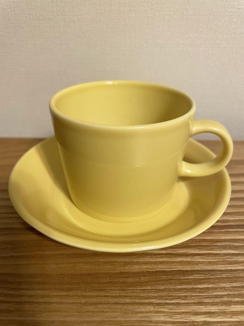 Read more about the article Arabia Teema Yellow Demitasse Cup Saucer