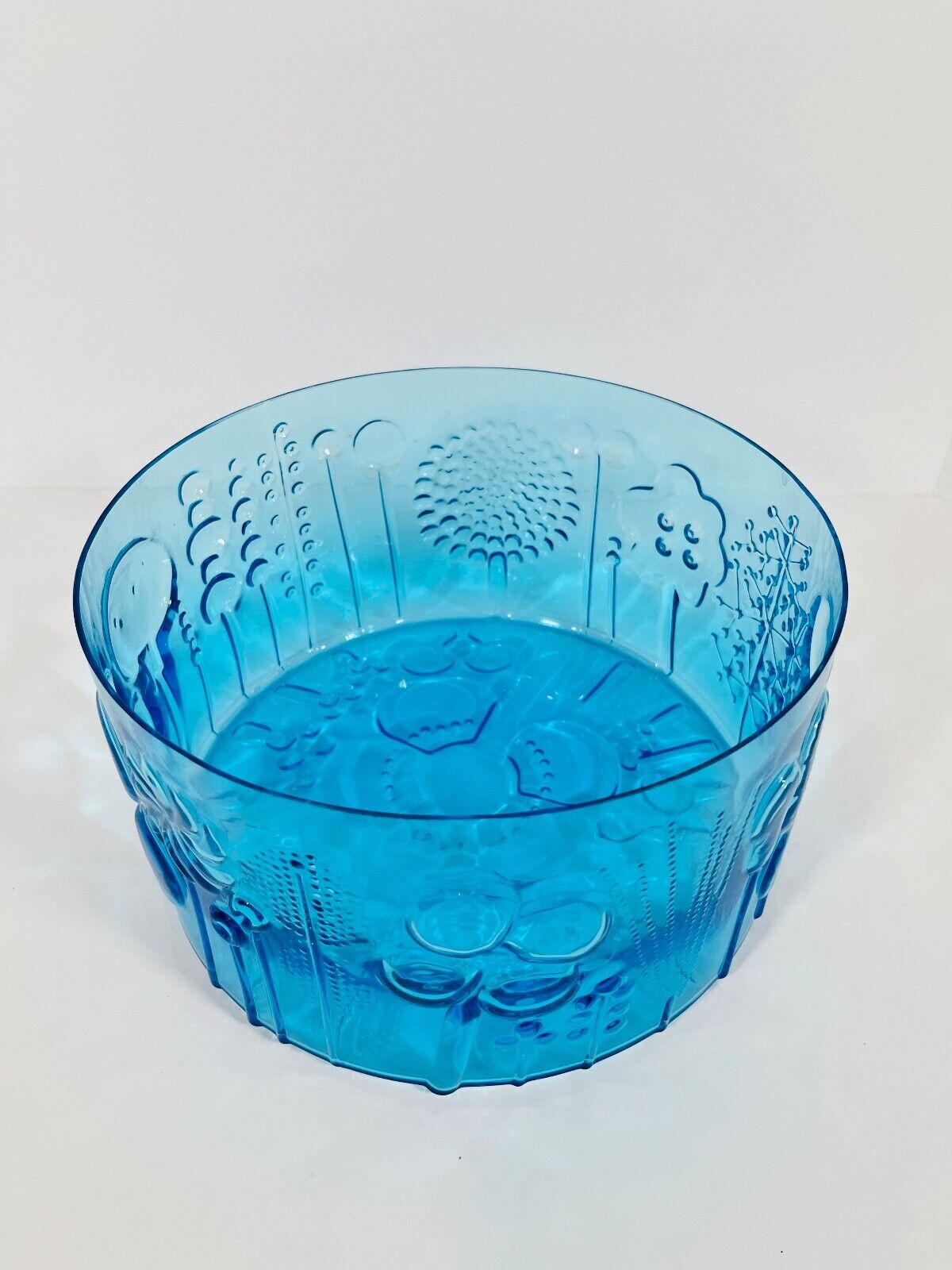 Read more about the article Large Oiva Toikka Flora 9.4″ Turquoise Bowl Finland Iittala Arabia Nuutajärvi