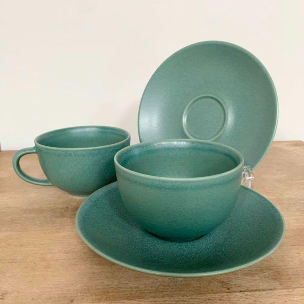 Read more about the article ARABIA #5 24H Cup Saucer Green set Set