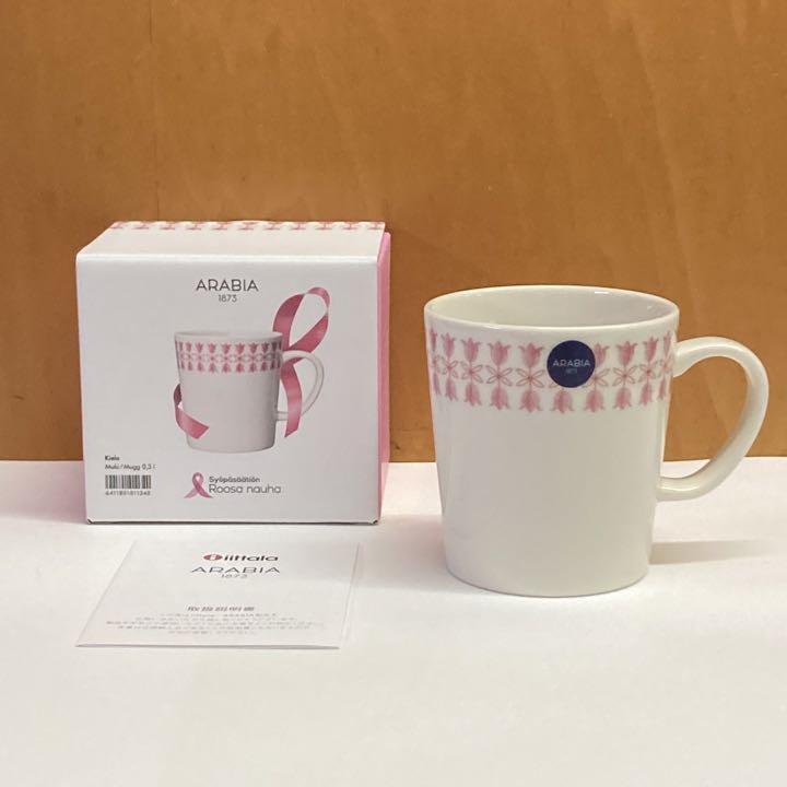 Read more about the article Arabia Mug 0.3L Pink Ribbon Kiero