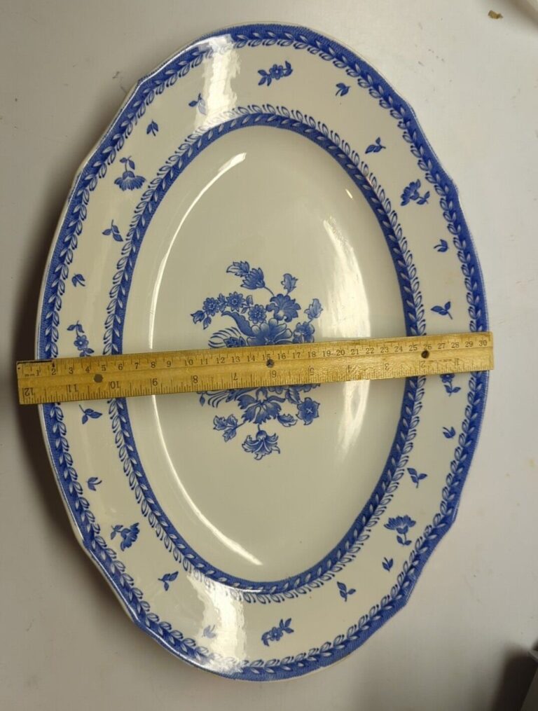 Read more about the article VINTAGE ARABIA Of Finland BLUE FINN FLOWER 12″ x 17.25″ SERVING PLATTER