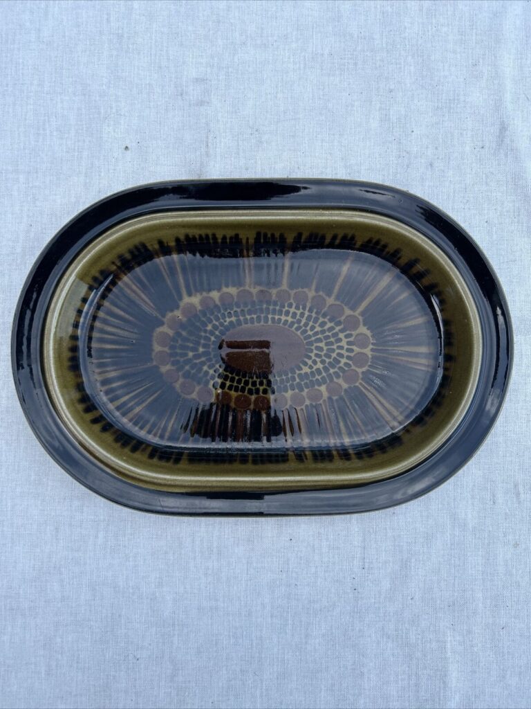 Read more about the article Vintage Mid Century Modern Arabia Finland “Kosmos” Platter 14-1/4 x 9-1/2