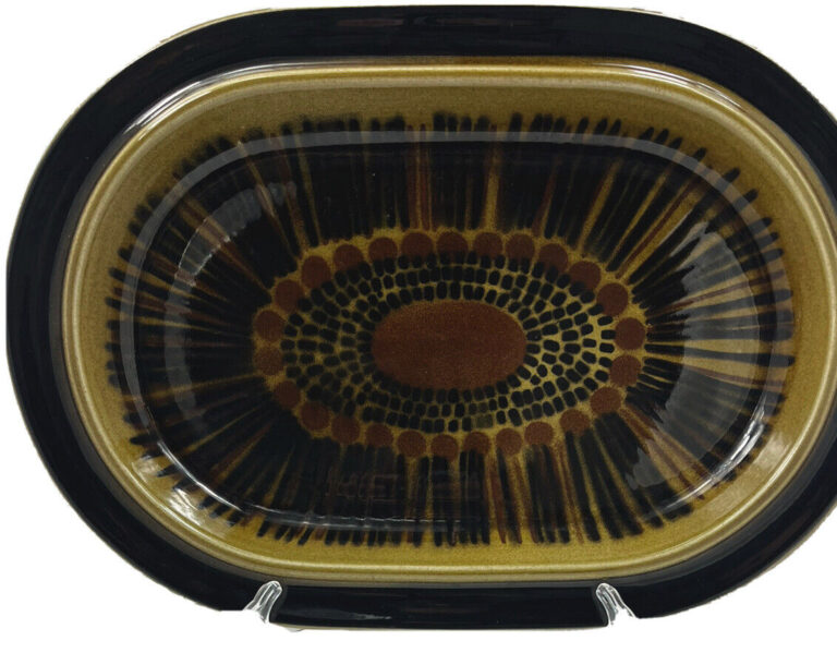 Read more about the article Vintage Arabia Kosmos Oval Serving Dish Platter 14 in G Olin Grönqvist Finland