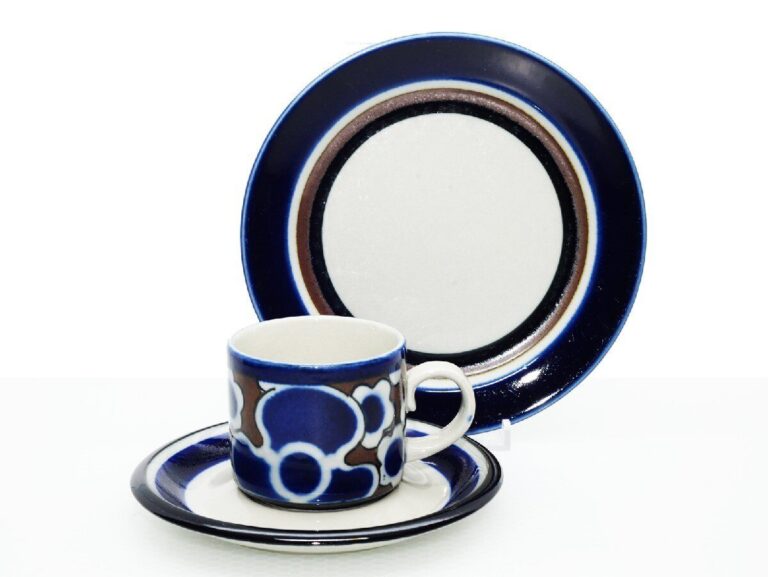 Read more about the article Trio Arabia Sarah Coffee Cup Saucer Plate 17Cm Saara Nordic Tableware Vintage