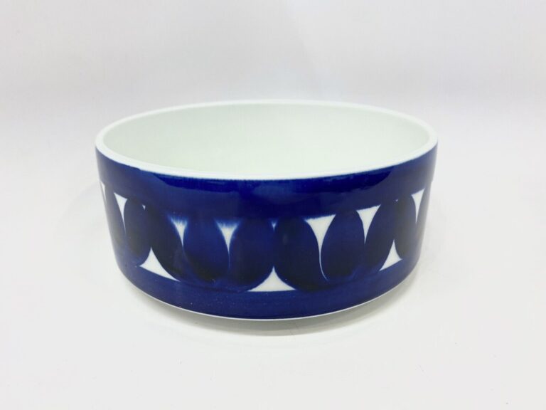 Read more about the article Arabia of Finland Valencia Cobalt Blue Serving Bowl 7.25″ x 3″