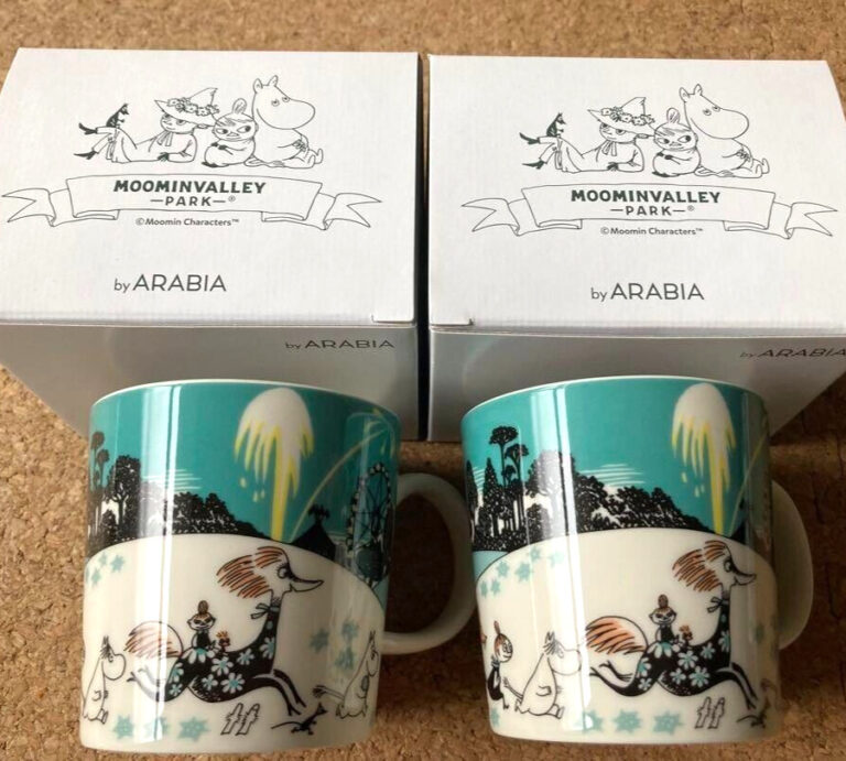 Read more about the article Arabia Moomin Mug Moomin Valley Park Limited Mug Cup Pair Set Original 2023 New