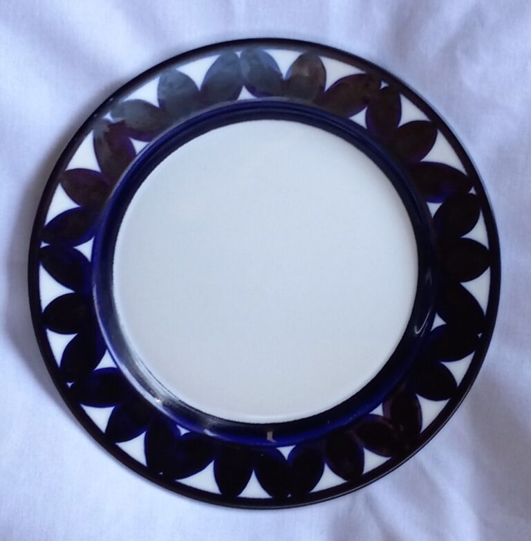 Read more about the article Sotka Blue Arabia of Finland 7 7/8″ Salad Plates Hand Painted ExCond