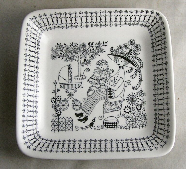 Read more about the article Vintage Arabia Emilia 5″ Plate Tray Finland