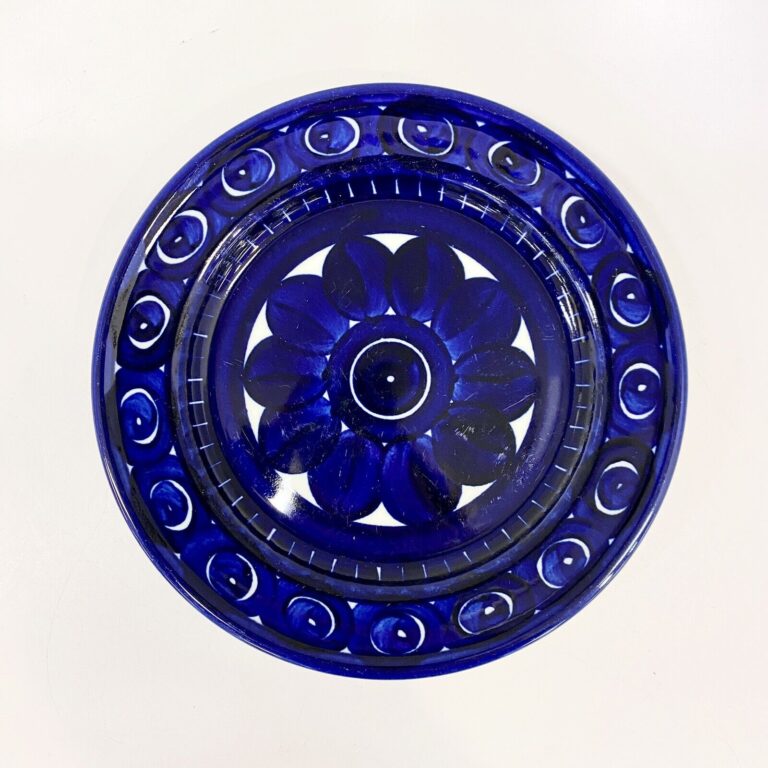 Read more about the article Arabia of Finland Valencia Blue Bread Plate 6.75″ Vintage Mid Century