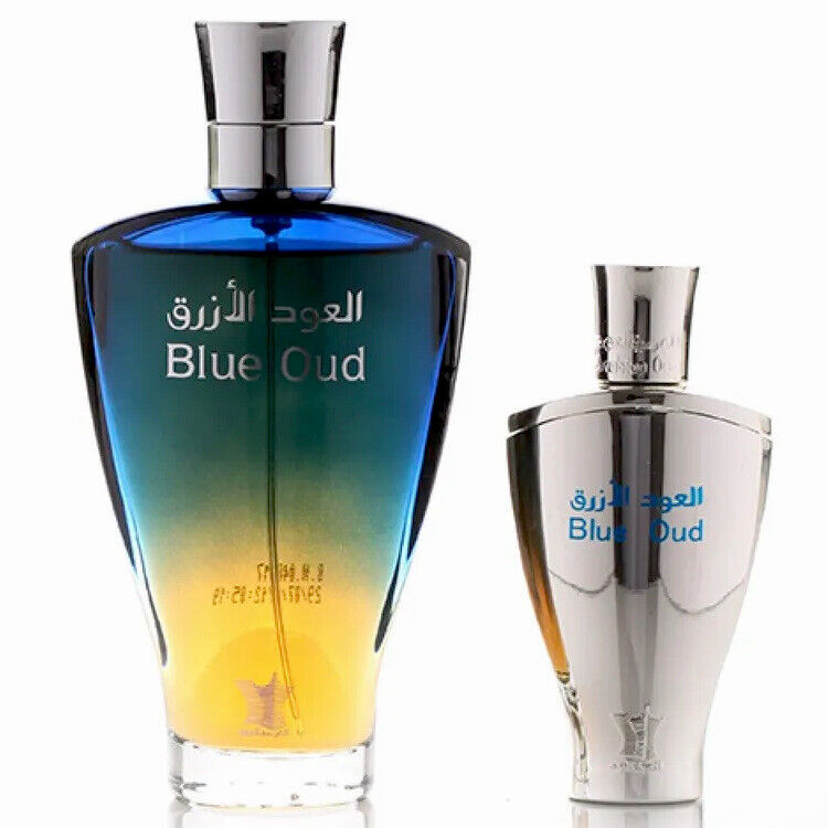 Read more about the article Blue Oud Gift Set By Arabian Oud Perfumes Spray and Oil 100 MlX30 Ml Unisex Sealed