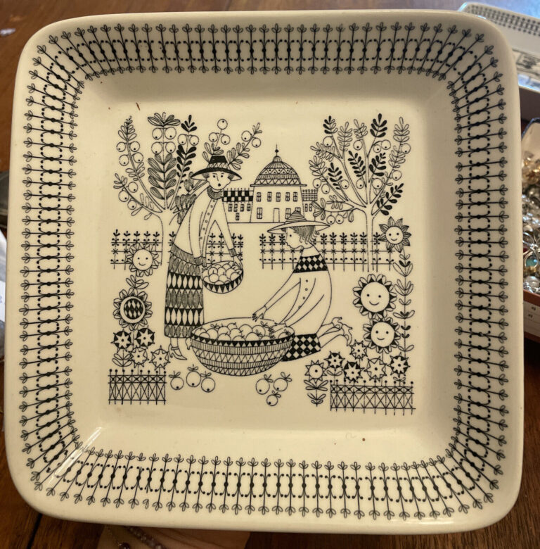 Read more about the article Vintage  Emilia By Arabia Of Finland Plate “ Apple Picking” #15