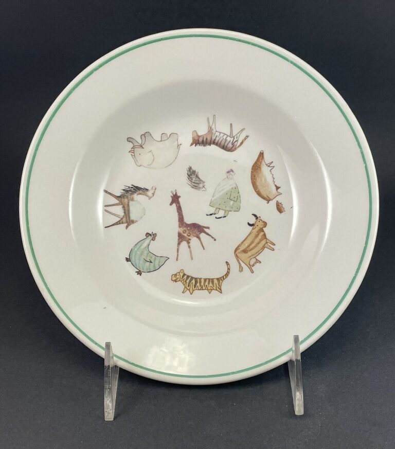 Read more about the article Vintage 1963 Arabia Finland Child’s Noah’s Ark Animal Parade Bowl