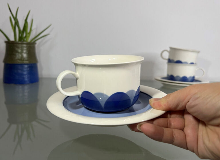 Read more about the article Arabia Pudas Arctica  Tea Cup Set by Inkeri Leivo