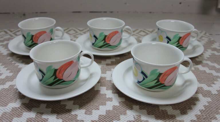 Read more about the article Arabia Finland Arctica Poetica TEA CUPS and Saucers