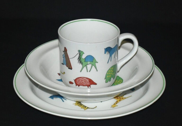 Read more about the article Arabia Finland PARADE 3 Piece Chish Dish Set XLNT